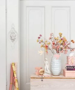 Bungalow DK Cornelian Sunshine Yellow Faux Cherry Flower Stem