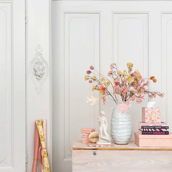 Bungalow DK Cornelian Sunshine Yellow Faux Cherry Flower Stem 3 Bungalow DK Cornelian Sunshine Yellow Faux Cherry Flower Stem