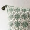 Bungalow DK Kamal Block Printed Cushion Cover - Clover 50cm 2 Bungalow DK Kamal Block Printed Cushion Cover - Clover 50cm