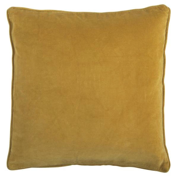 Bungalow DK Velvet Cushion Ochre 50 X 50cm 3 Bungalow DK Velvet Cushion Ochre 50 X 50cm