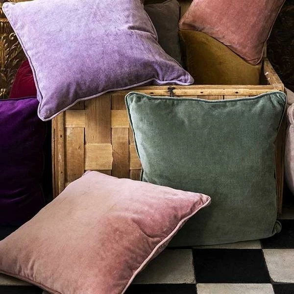 Bungalow DK Velvet Cushion Blush 50 X 50cm 3 Bungalow DK Velvet Cushion Blush 50 X 50cm
