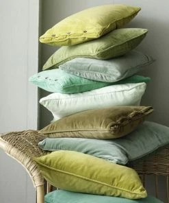 Bungalow DK Velvet Pillow Ivy