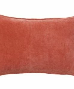 Bungalow DK Velvet Pillow Terracotta