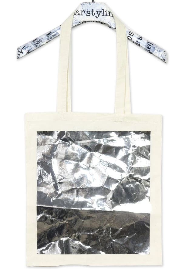 starstyling "Big Square" Tote Bag Silver Mirror 5 starstyling "Big Square" Tote Bag Silver Mirror