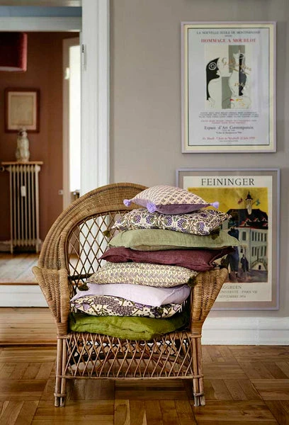 Bungalow DK Handmade Natural Linen Cushion 50x50cm - Seagrass 4 Bungalow DK Handmade Natural Linen Cushion 50x50cm - Seagrass