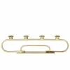 Bungalow DK Candle Holder Metro W/4 Light Gold 2 Bungalow DK Candle Holder Metro W/4 Light Gold