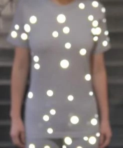 starstyling Grey Reflective Dots T-Shirt