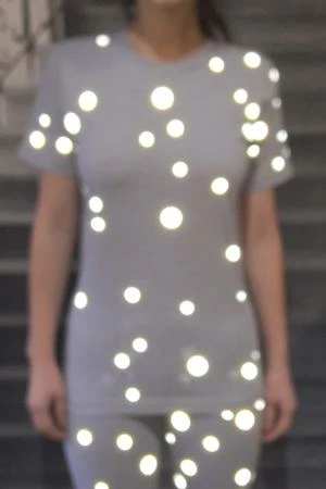 starstyling Grey Reflective Dots T-Shirt 4 starstyling Grey Reflective Dots T-Shirt