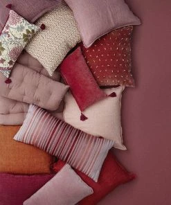 Bungalow DK Cushion Cover 50x50cm Linen Ruby