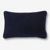 Bungalow DK Navy Blue Velvet Cushion 1 Bungalow DK Navy Blue Velvet Cushion