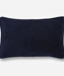 Bungalow DK Navy Blue Velvet Cushion