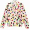 starstyling Multicolor Handstamped Points Allover Sweater