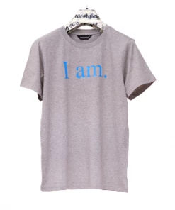 starstyling Grey Cotton I am T Shirt