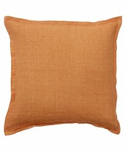 Bungalow DK Linen Cushion Cover 50x50cm Mandarin