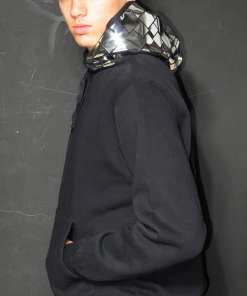 starstyling Black Silver Mirror Mosaic Hoody