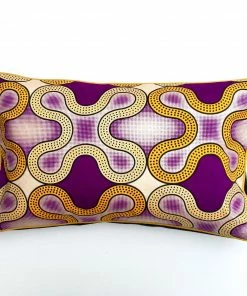 Bungalow DK Set of 3 Cushions 35x57cm, Africa Purple
