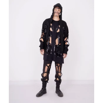 starstyling "Cut House" Bigshirt Black Cotton 4 starstyling "Cut House" Bigshirt Black Cotton