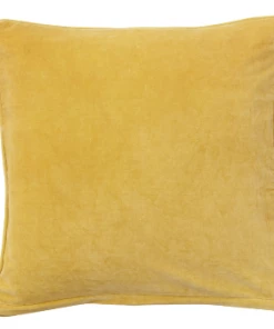 Bungalow DK Velvet & Down Cushion 50x50cm - Lemon Curd