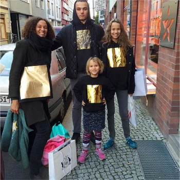 starstyling Kids "Big Square" T-Shirt Black 4 starstyling Kids "Big Square" T-Shirt Black