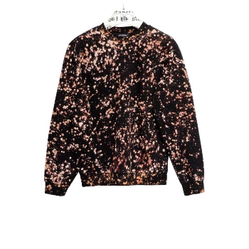 starstyling "Monochlor" Sweater Handpainted Black Cotton 3 starstyling "Monochlor" Sweater Handpainted Black Cotton