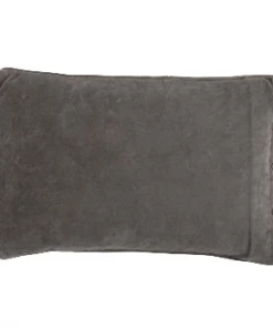 Bungalow DK Velvet & Down Cushion 33x50cm - Dark Grey