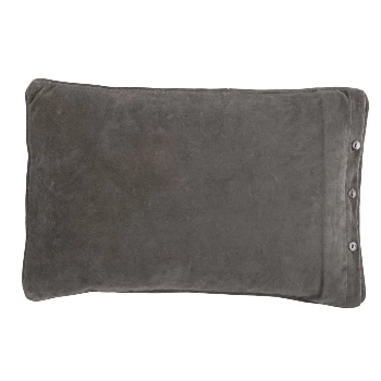 Bungalow DK Velvet & Down Cushion 33x50cm - Dark Grey 3 Bungalow DK Velvet & Down Cushion 33x50cm - Dark Grey
