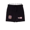 starstyling Black Cotton Molecules Shorts 1 starstyling Black Cotton Molecules Shorts
