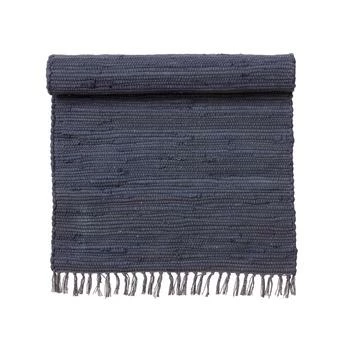 Bungalow DK Cotton Chindi Rug - Navy Blue 3 Bungalow DK Cotton Chindi Rug - Navy Blue