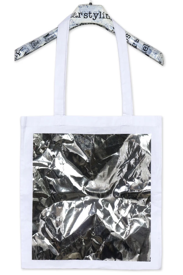 starstyling "Big Square" Tote Bag Silver Mirror 4 starstyling "Big Square" Tote Bag Silver Mirror