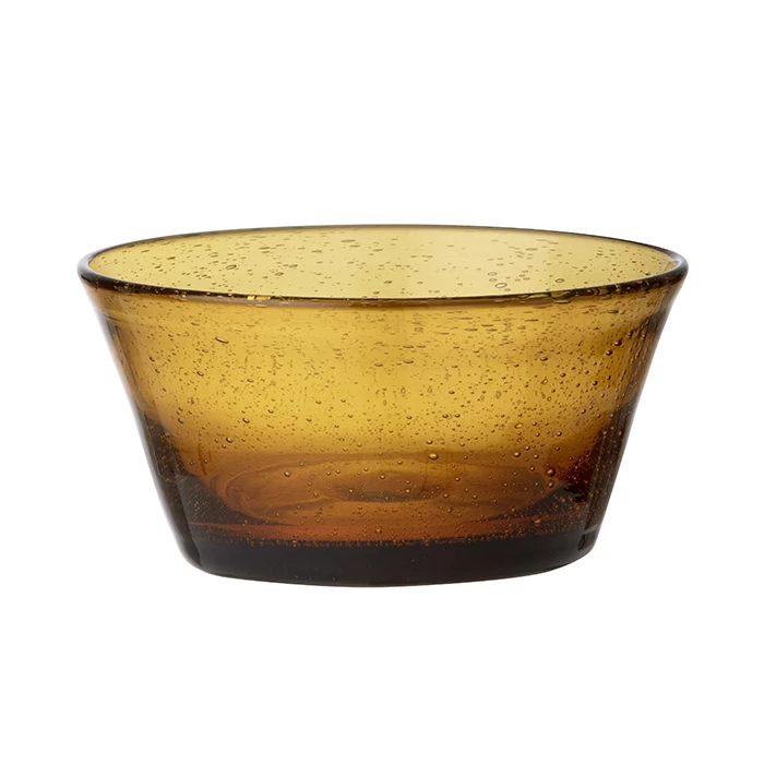 Bungalow DK Glass Bowl Salon Amber 3 Bungalow DK Glass Bowl Salon Amber