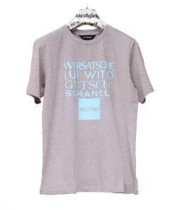 starstyling Grey Cotton Brands T Shirt