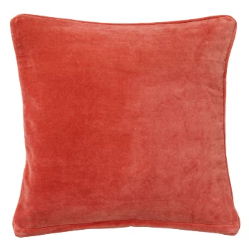 Bungalow DK Velvet & Down Cushion 50x50cm - Terracotta 3 Bungalow DK Velvet & Down Cushion 50x50cm - Terracotta