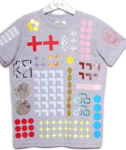 starstyling Grey 7 to 11 Years Everything Allover T Shirt