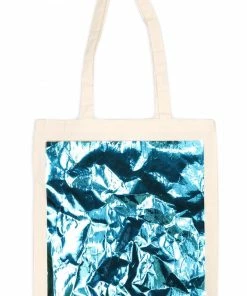 starstyling "Big Square" Tote Bag Blue Mirror