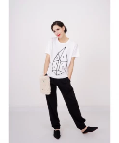 starstyling "Yasmine" T Shirt White Cotton