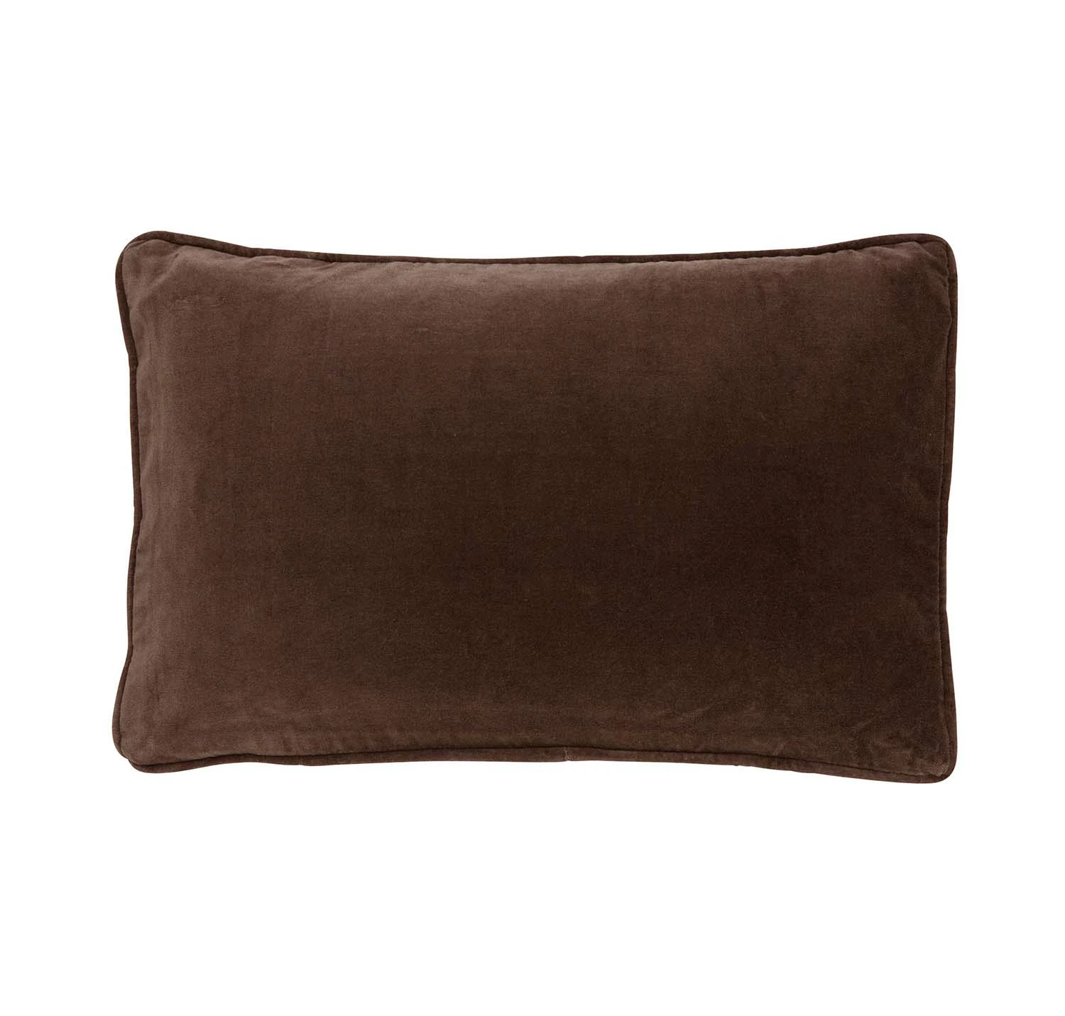 Bungalow DK Cushion Cover 33x50cm Velvet Chocolate 3 Bungalow DK Cushion Cover 33x50cm Velvet Chocolate