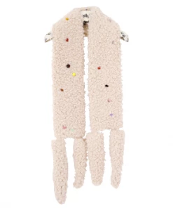 starstyling "Treasures" Furry Scarf Cream