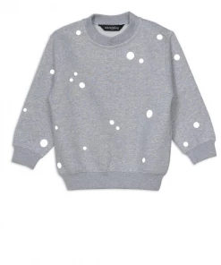 starstyling Grey 12 to 14 Years Reflective Dots Sweater