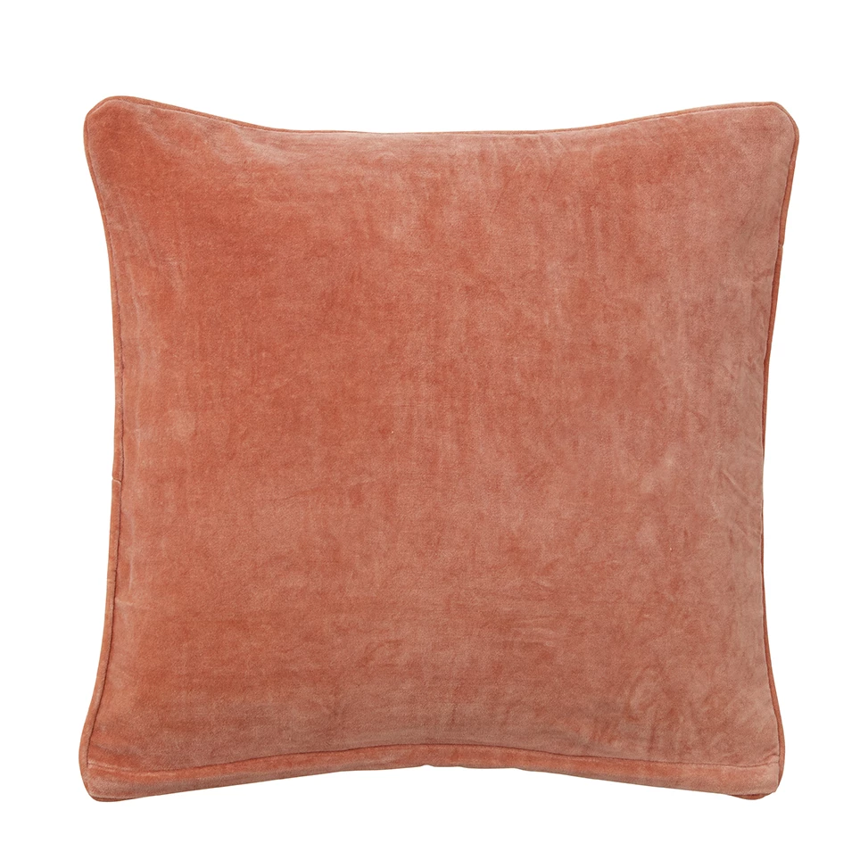 Bungalow DK Velvet Burnt Orange Cushion 50x50cm 3 Bungalow DK Velvet Burnt Orange Cushion 50x50cm