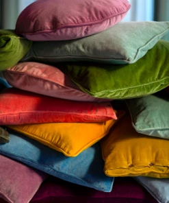 Bungalow DK Velvet Mustard Cushion 50x50cm 7 Bungalow DK Velvet Mustard Cushion 50x50cm