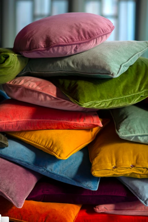 Bungalow DK Velvet Mustard Cushion 50x50cm 5 Bungalow DK Velvet Mustard Cushion 50x50cm