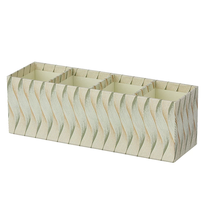 Bungalow DK Pencil Holder Wavy Olive 3 Bungalow DK Pencil Holder Wavy Olive