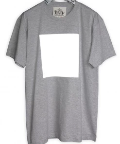 starstyling Grey Reflective Big Square T Shirt