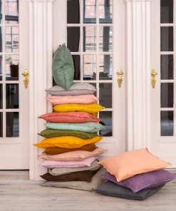 Bungalow DK Linen Butternut Cushion 50x50cm