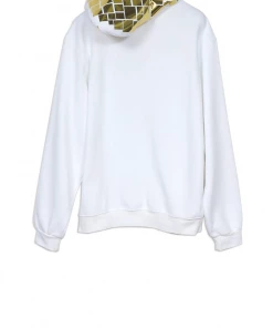 starstyling White Gold Mirror Mosaic Hoody