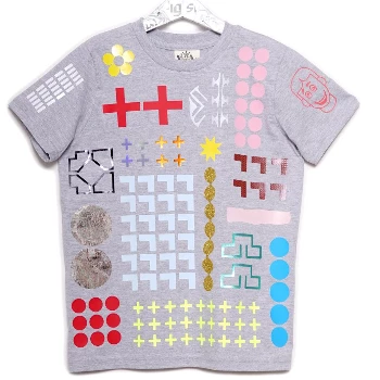 starstyling Grey 2 to 6 Years Everything Allover T Shirt 3 starstyling Grey 2 to 6 Years Everything Allover T Shirt