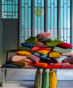 Bungalow DK Velvet Mustard Cushion 50x50cm