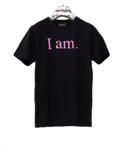 starstyling Black Cotton I am T Shirt
