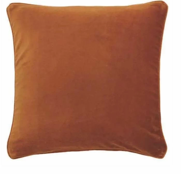 Bungalow DK Velvet & Down Cushion 50x50cm - Amber 3 Bungalow DK Velvet & Down Cushion 50x50cm - Amber