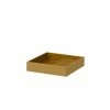 Bungalow DK Lacquer Square Tray Pecan 22,4x22,4x5cm 2 Bungalow DK Lacquer Square Tray Pecan 22,4x22,4x5cm